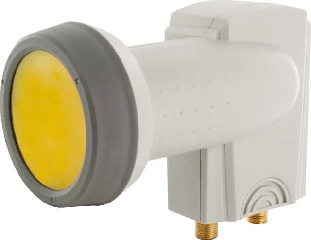 Schwaiger Sun Protect LNB Twin 2 Utenze Grigio Chiaro