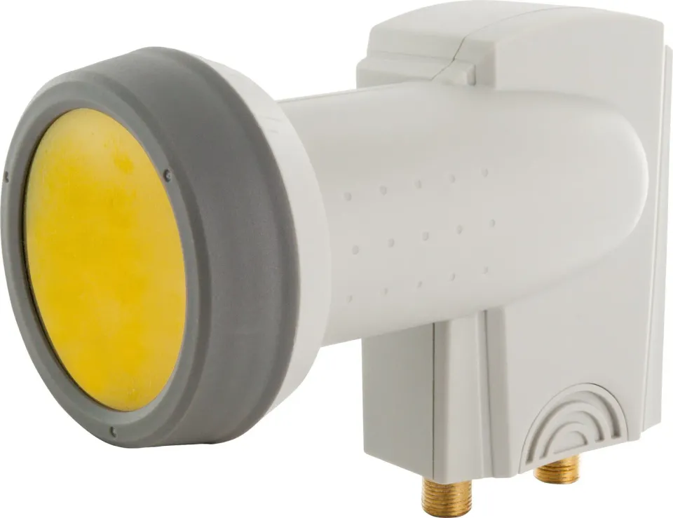 Schwaiger Sun Protect LNB Twin 2 Utenze Grigio Chiaro