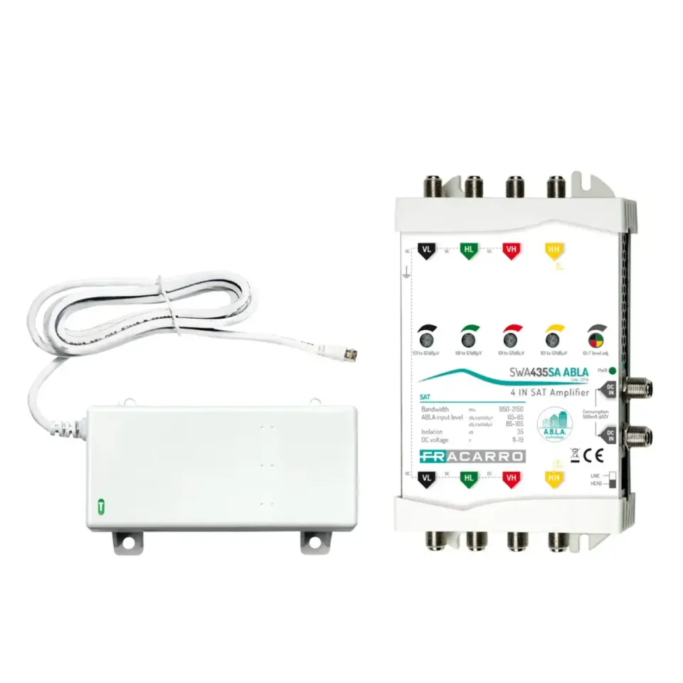 Fracarro AMP435SA ABLA amplificatore 4 ingressi SAT