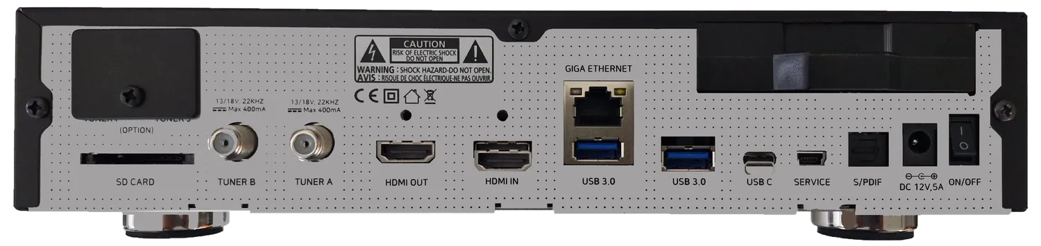 GigaBlue UHD Quad 4K Pro receiver SAT FBC HbbTV Bluetooth
