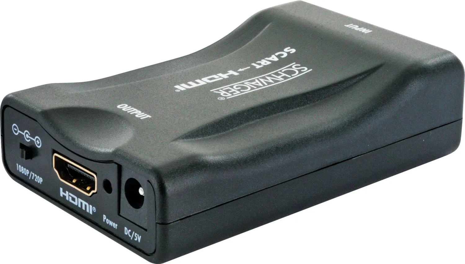 Schwaiger Convertitore SCART-HDMI Full HD 1080p nero