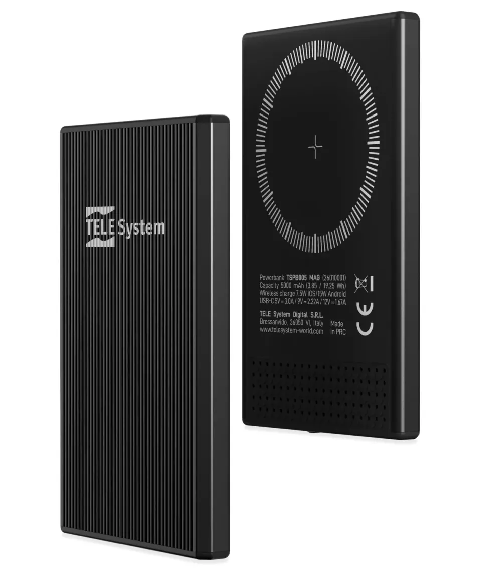 Tele System TSPB005 power bank MagSafe 5000mAh ultrasottile
