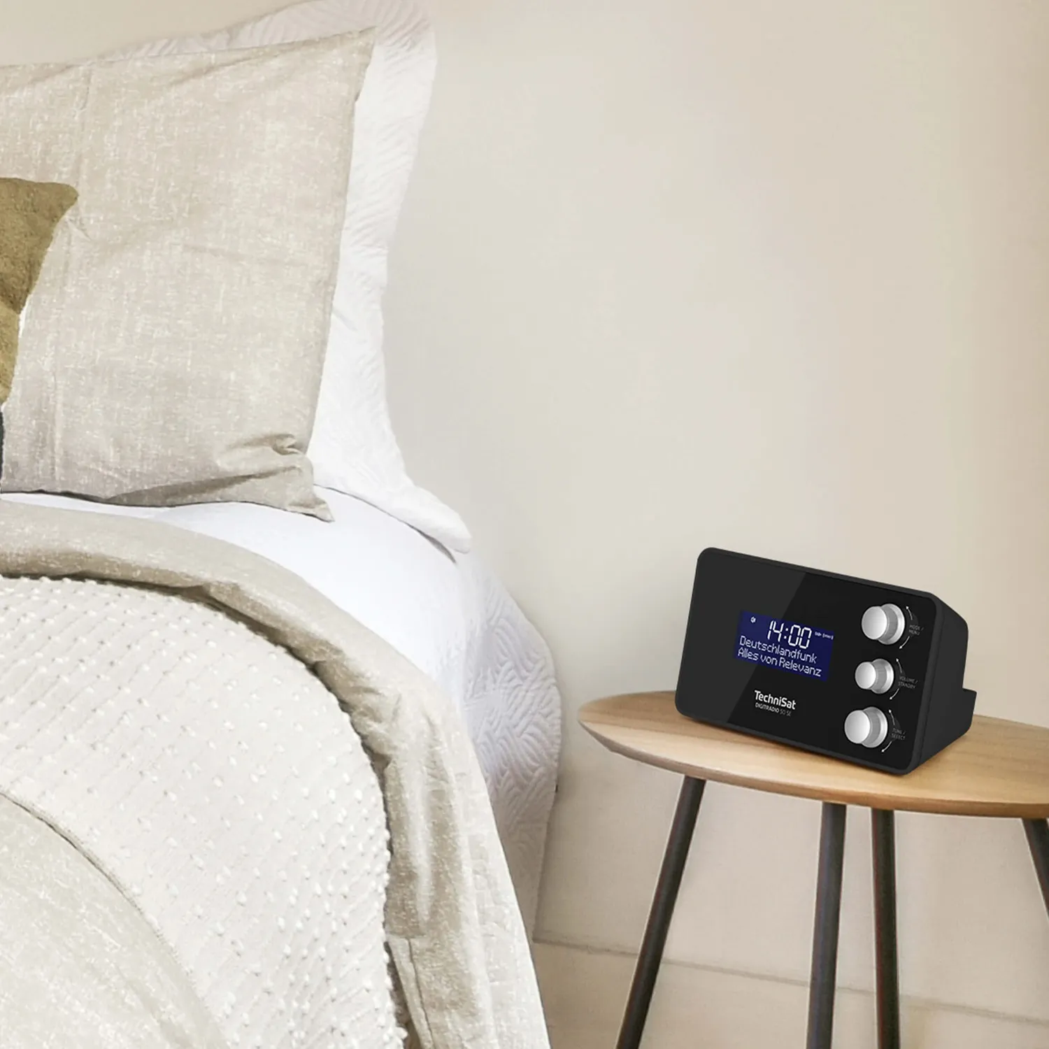 TechniSat DIGITRADIO 50 SE Radiosveglia DAB+ FM Nera 1,5W