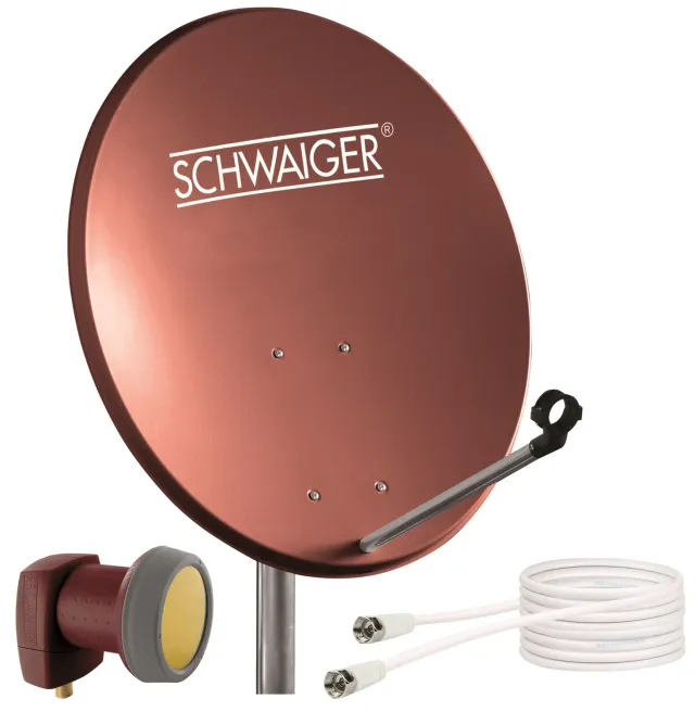 Schwaiger kit parabola 55 cm LNB singolo
