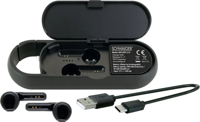 Schwaiger cuffie TWS auricolari senza fili