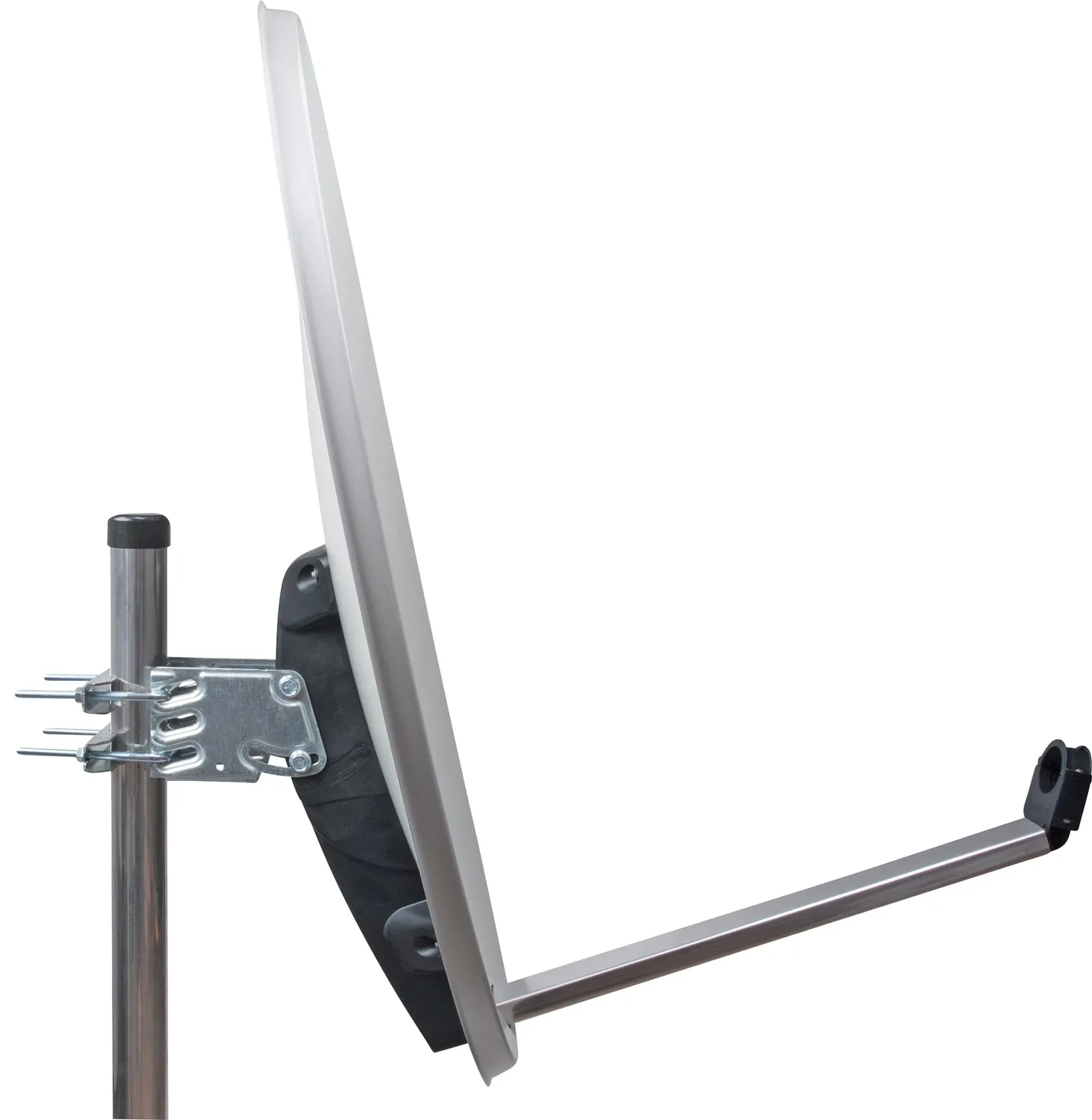 Schwaiger Antenna Satellitare Acciaio 80cm Grigia