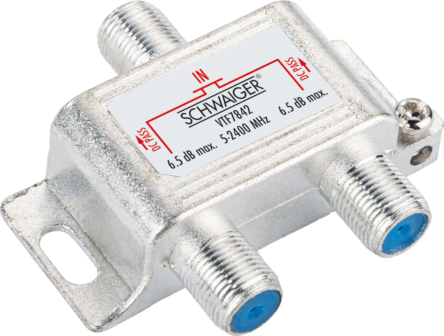 Schwaiger Partitore 2 Vie SAT 6,5 dB satellitare