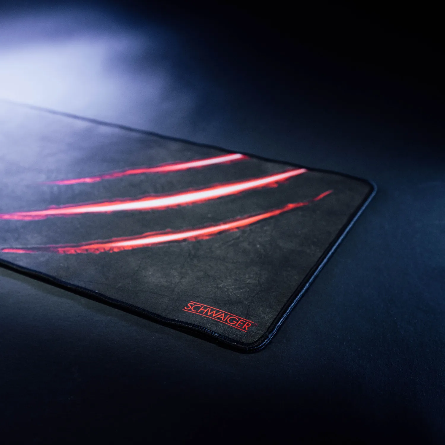 Schwaiger tappetino mouse gaming 750x300 mm nero