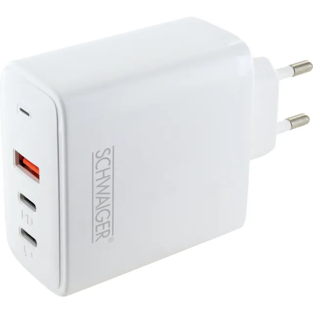 Schwaiger LADC2165 Caricatore USB 65W bianco