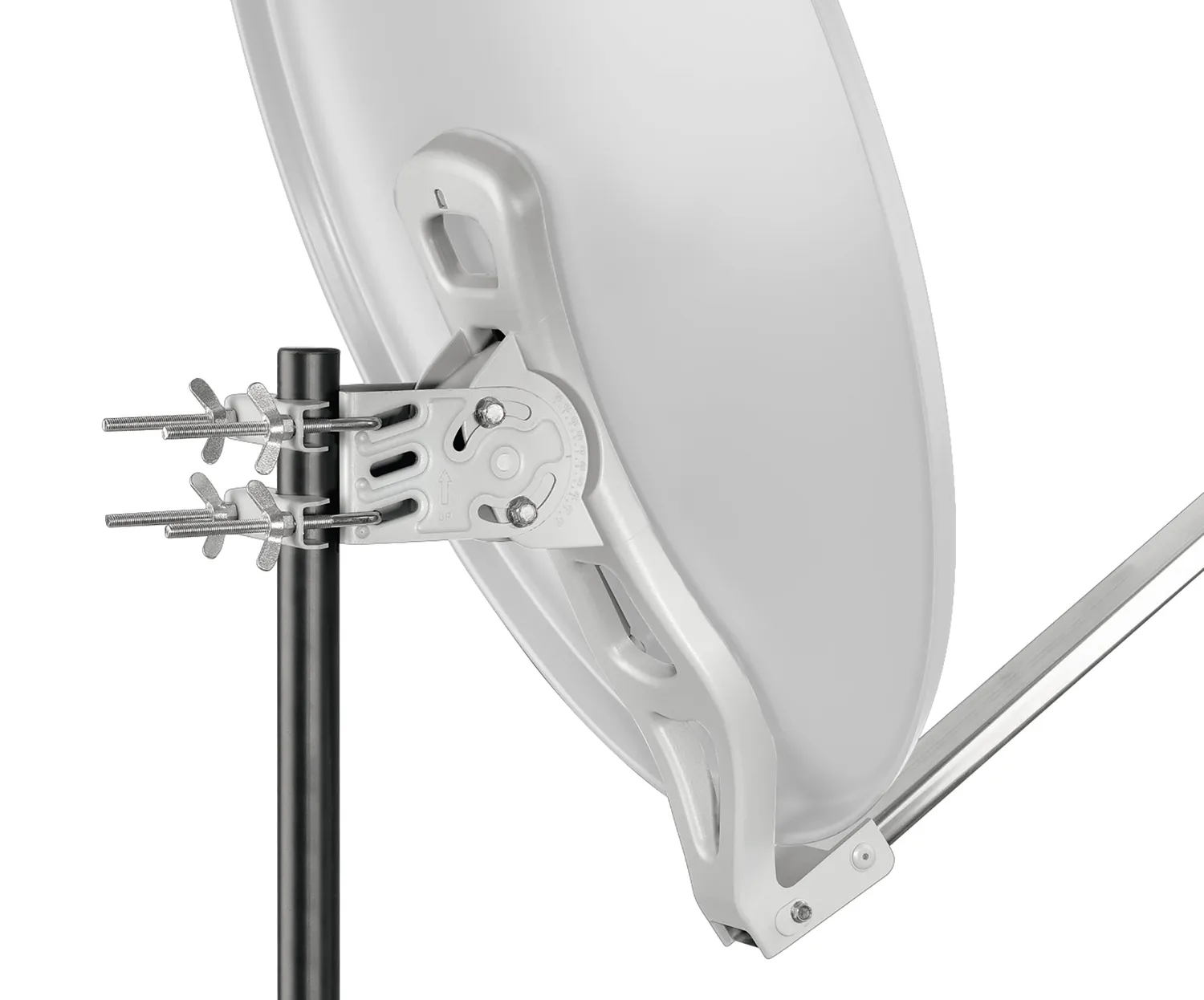 SCHWAIGER Antenna Satellitare 88cm Set Quad LNB 4 Utenti