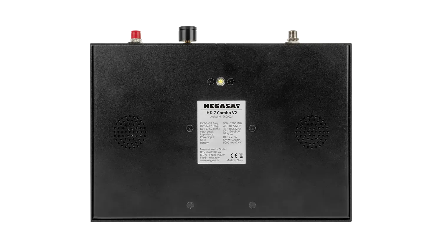Megasat HD 7 Combo V2 misuratore segnale touchscreen DVB-S2