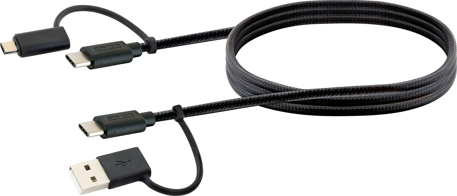 Schwaiger Cavo Ricarica USB 4in1 1,5 m multiplo