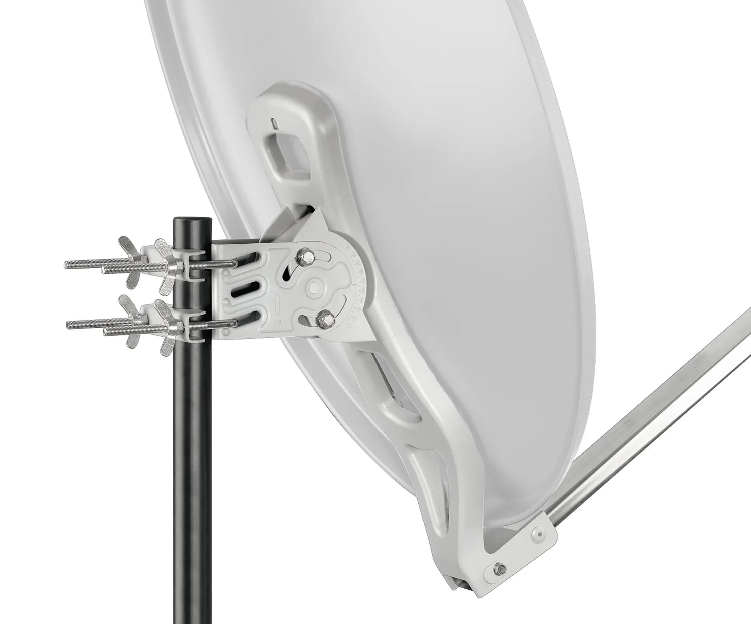 SCHWAIGER antenna offset alluminio 88 cm grigia