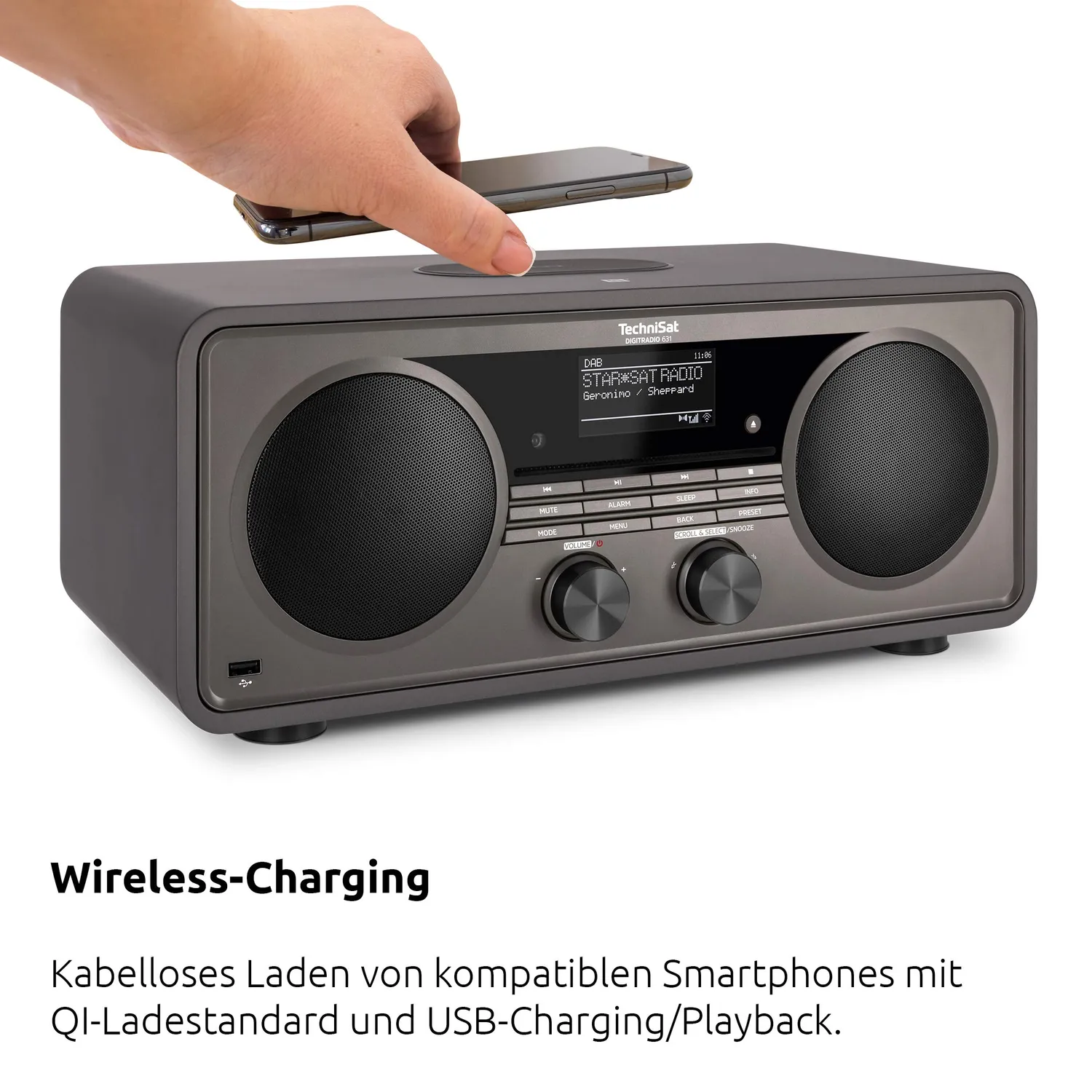 TechniSat DIGITRADIO 631 Radio Internet antracite 70W CD Alexa