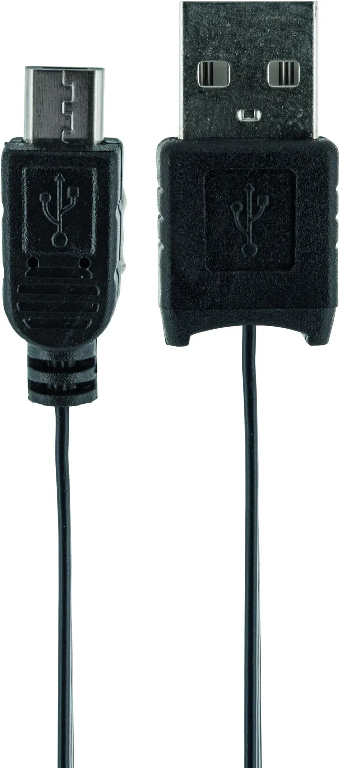 SCHWAIGER Cavo USB 2.0 A-Micro B 1,2m Avvolgibile Nero