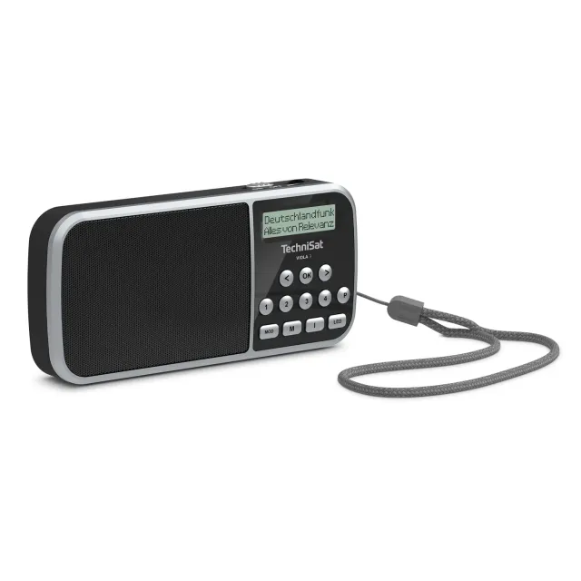 TechniSat Viola 3 Radio Portatile DAB+ Nera Torcia LED