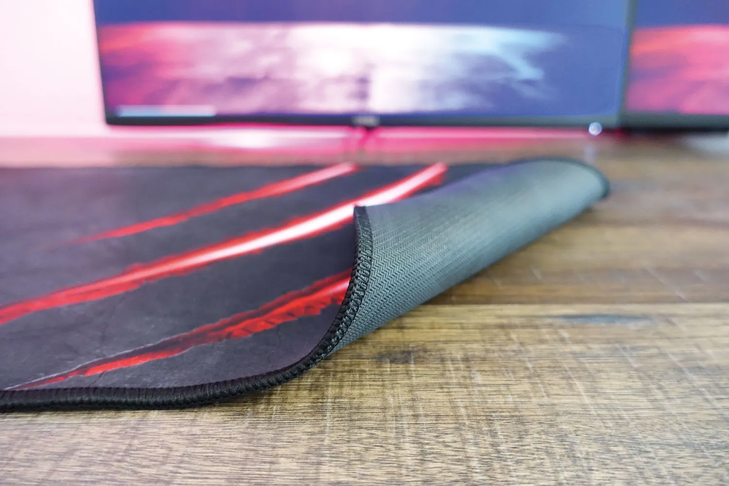 Schwaiger tappetino mouse gaming 750x300 mm nero