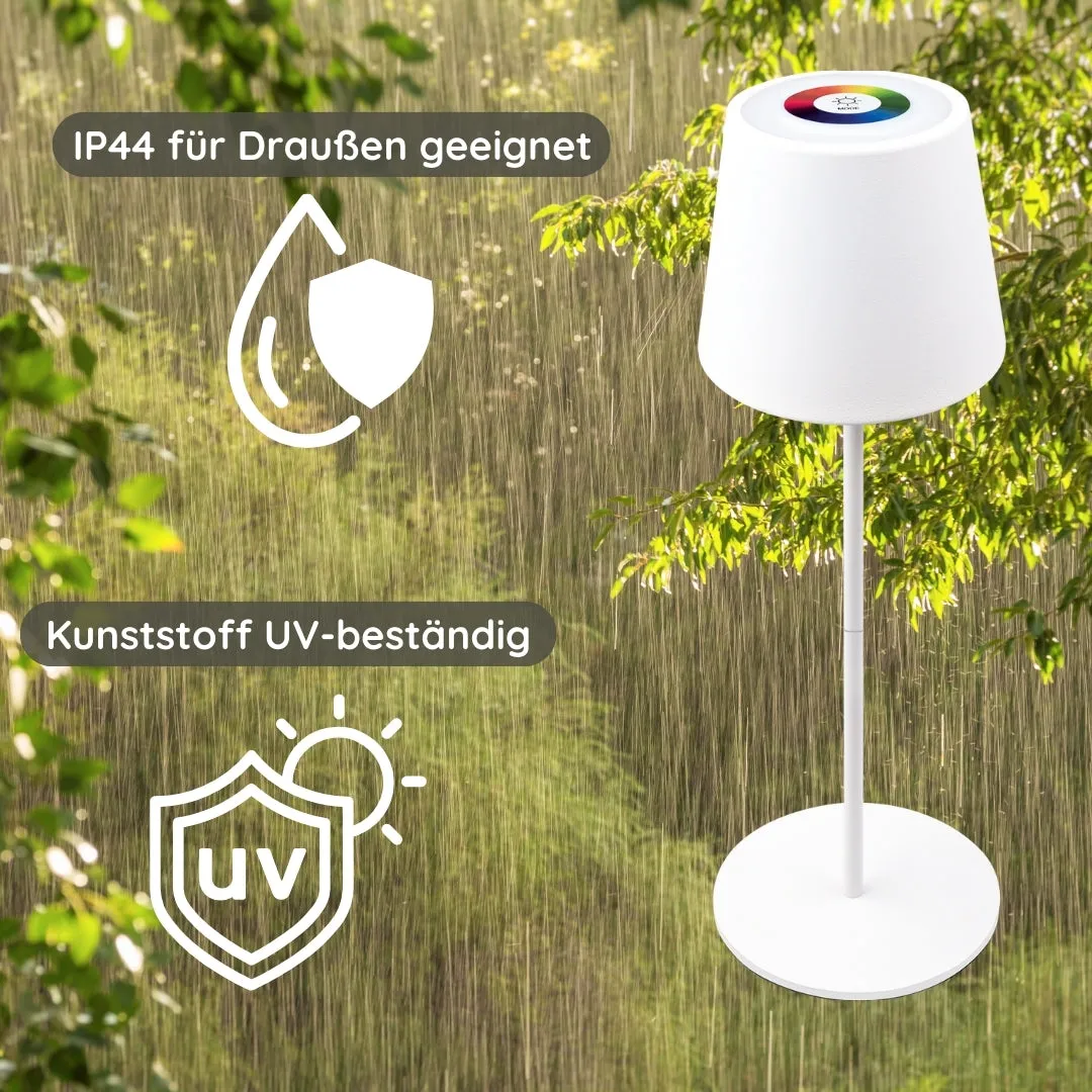 Schwaiger lampada da tavolo divisibile touch antracite LED