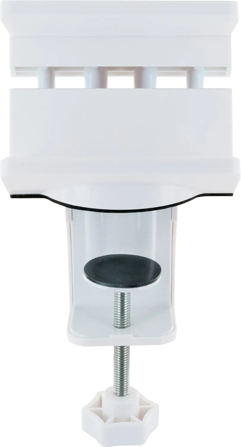 Schwaiger supporto a morsetto per ciabatta bianco