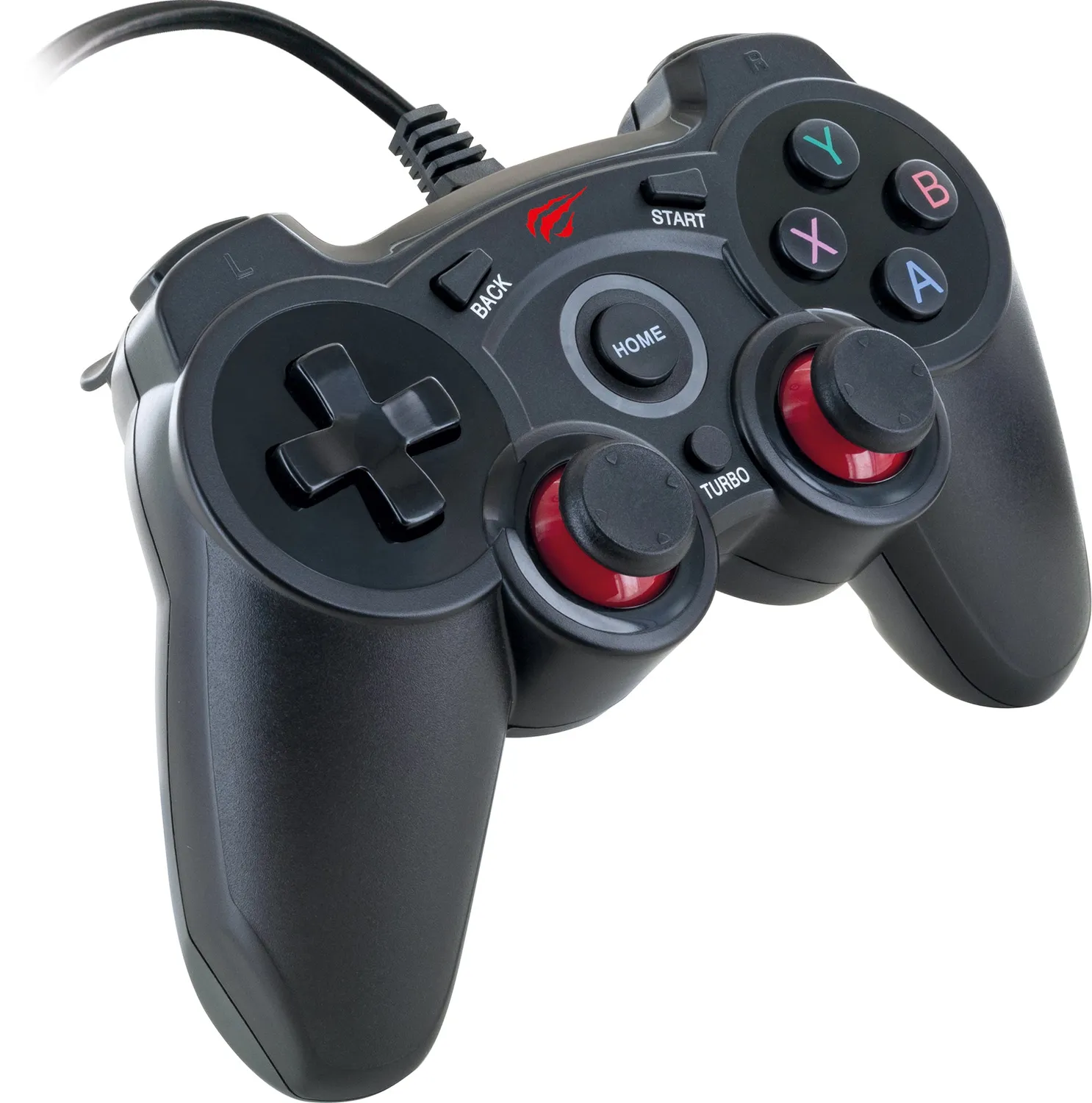 Schwaiger controller gaming USB PC PS3 Android nero