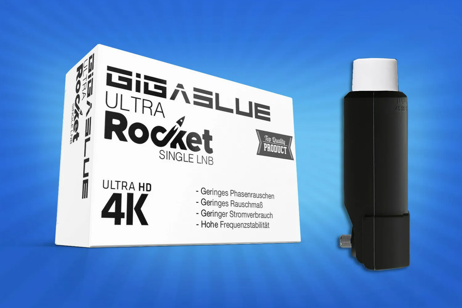 GigaBlue Ultra Rocket LNB Single 0,1 dB 4K