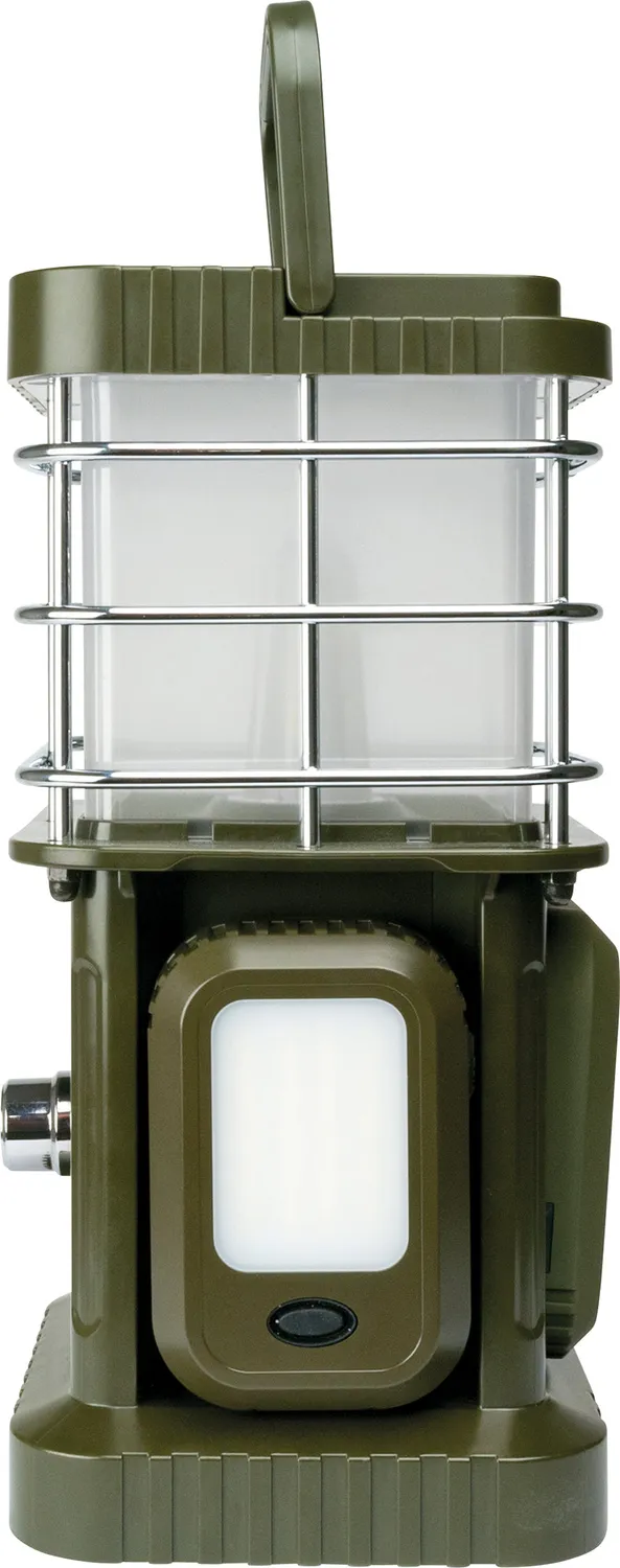 Schwaiger Lampada da Campeggio LED Bluetooth Verde 400 lm