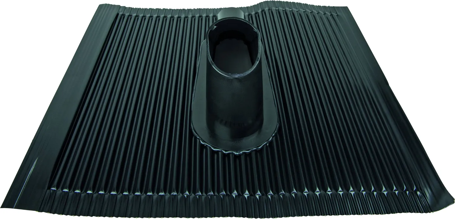 Schwaiger cuffia tetto alluminio palo 60 mm nera