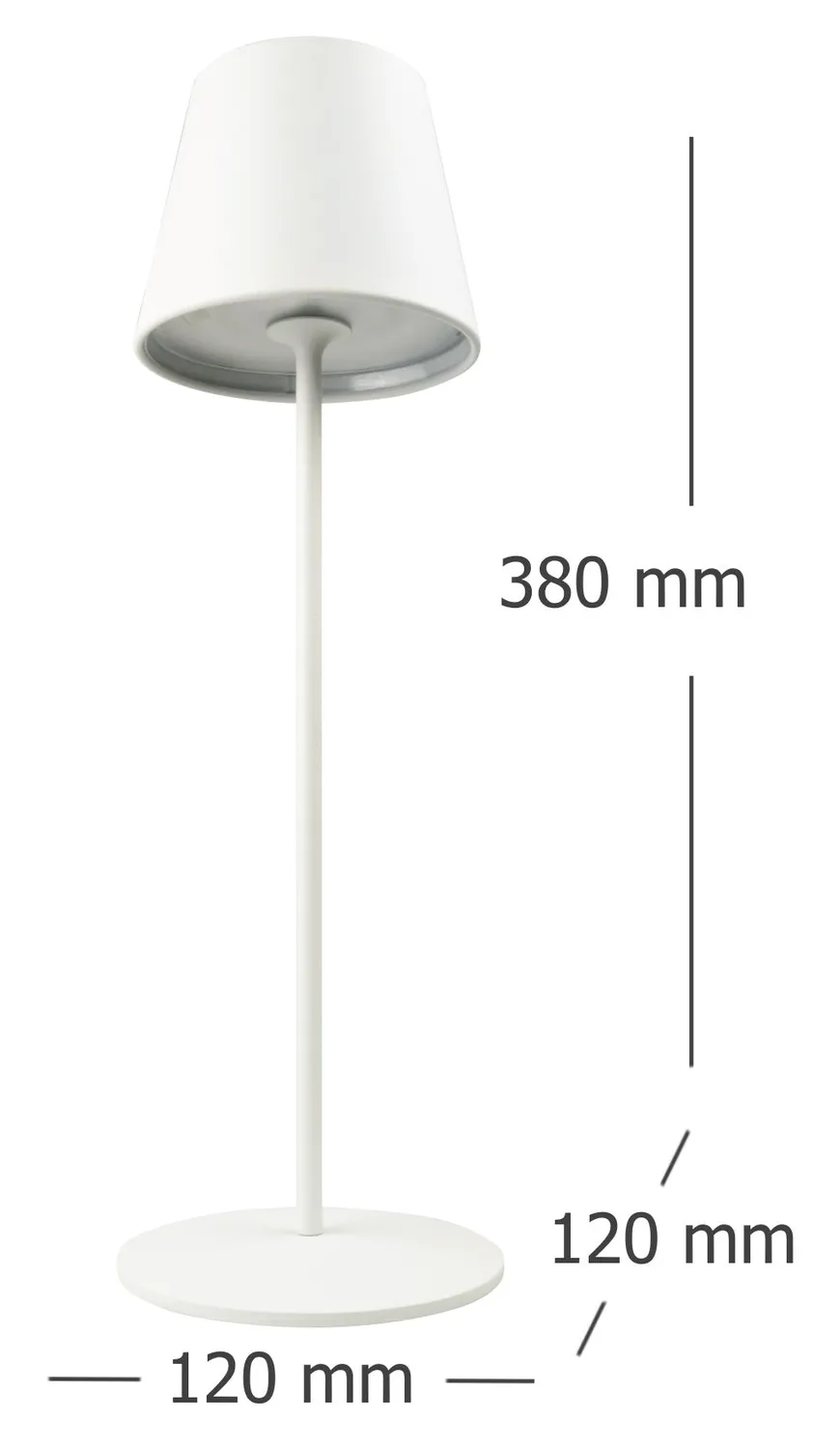 SCHWAIGER Lampada Tavolo RGB LED Touch Nera IP44 200Lm