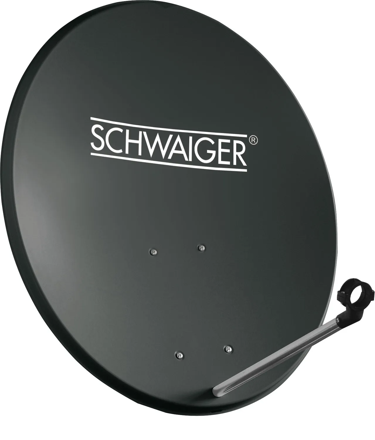 SCHWAIGER parabola acciaio 55cm set twin 2 utenti