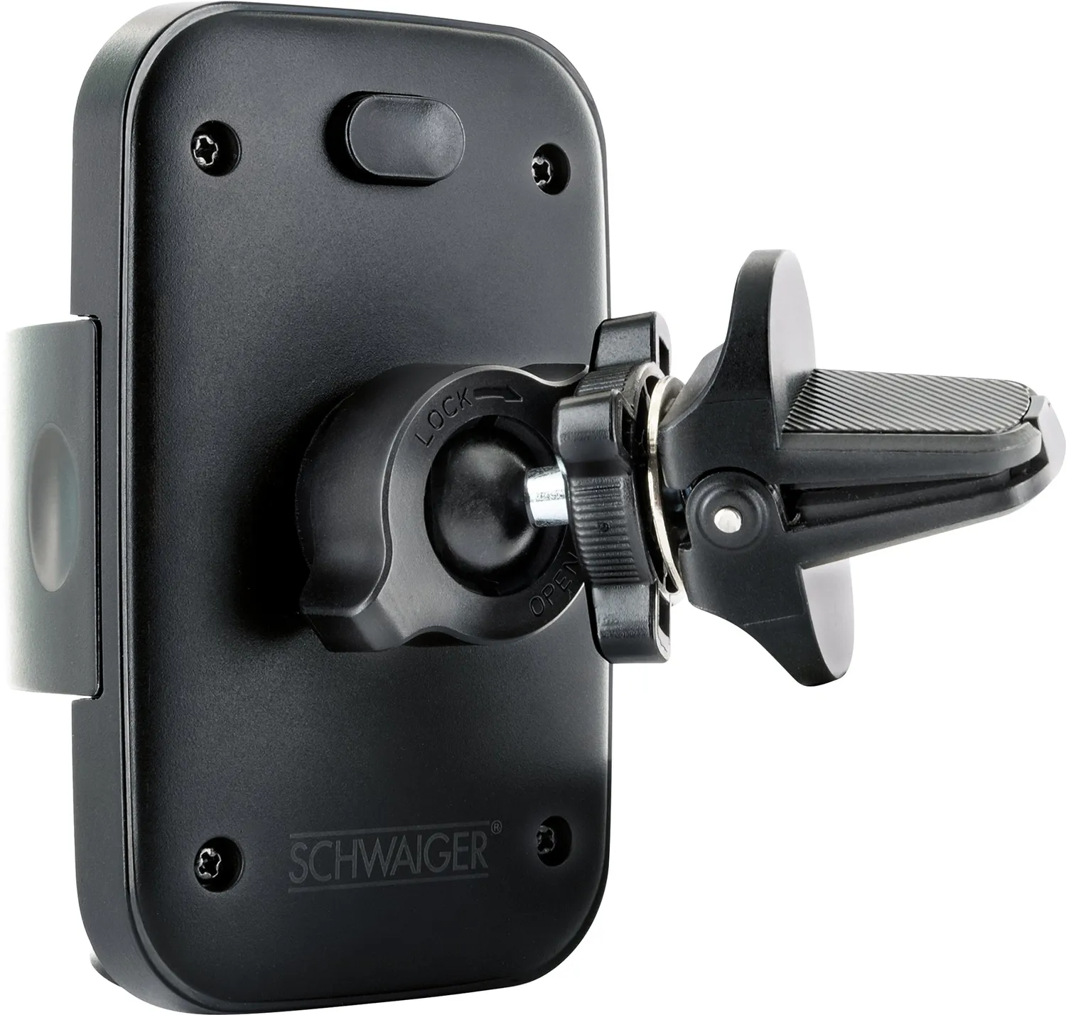 Schwaiger supporto smartphone auto da bocchetta girevole 360°