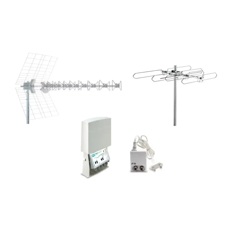 Fracarro KIT 1 EVO T2 kit antenne TV con amplificatore