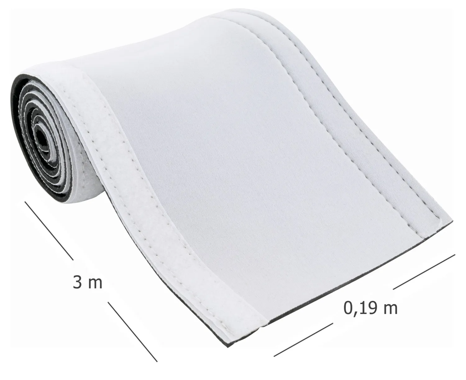 Schwaiger Guaina cavi neoprene idrorepellente nera