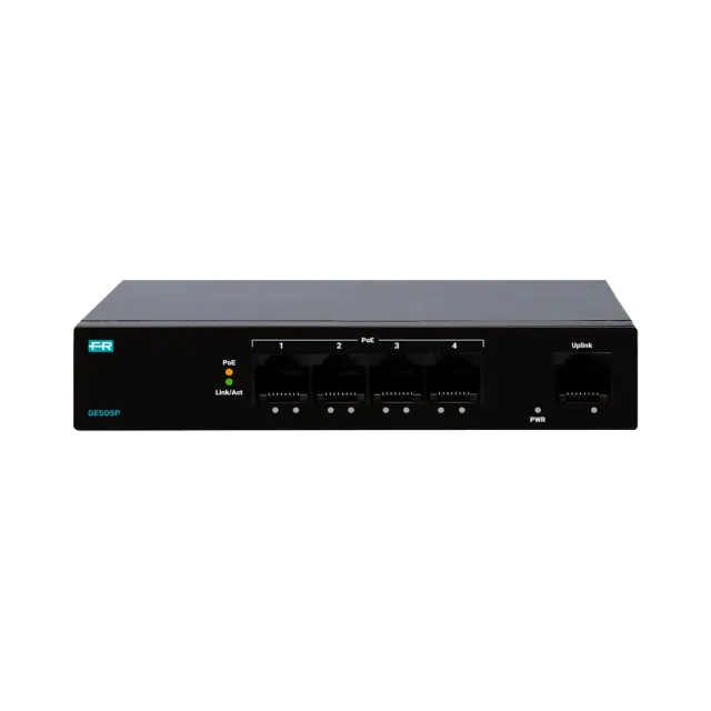 Fracarro GES05P switch Ethernet PoE+ 5 porte Gigabit