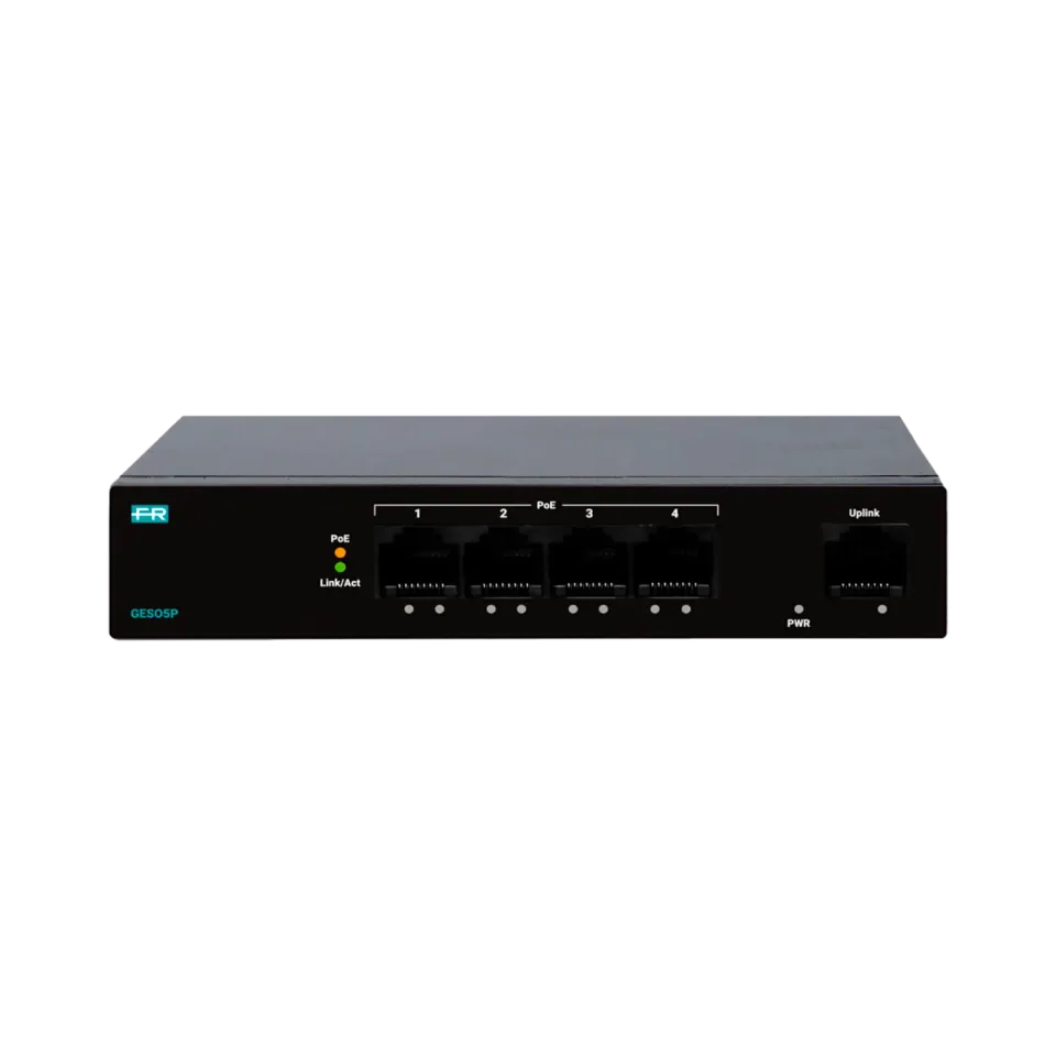 Fracarro GES05P switch Ethernet PoE+ 5 porte Gigabit