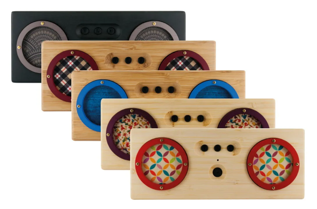Schwaiger YZSY cassa Bluetooth bamboo microfono