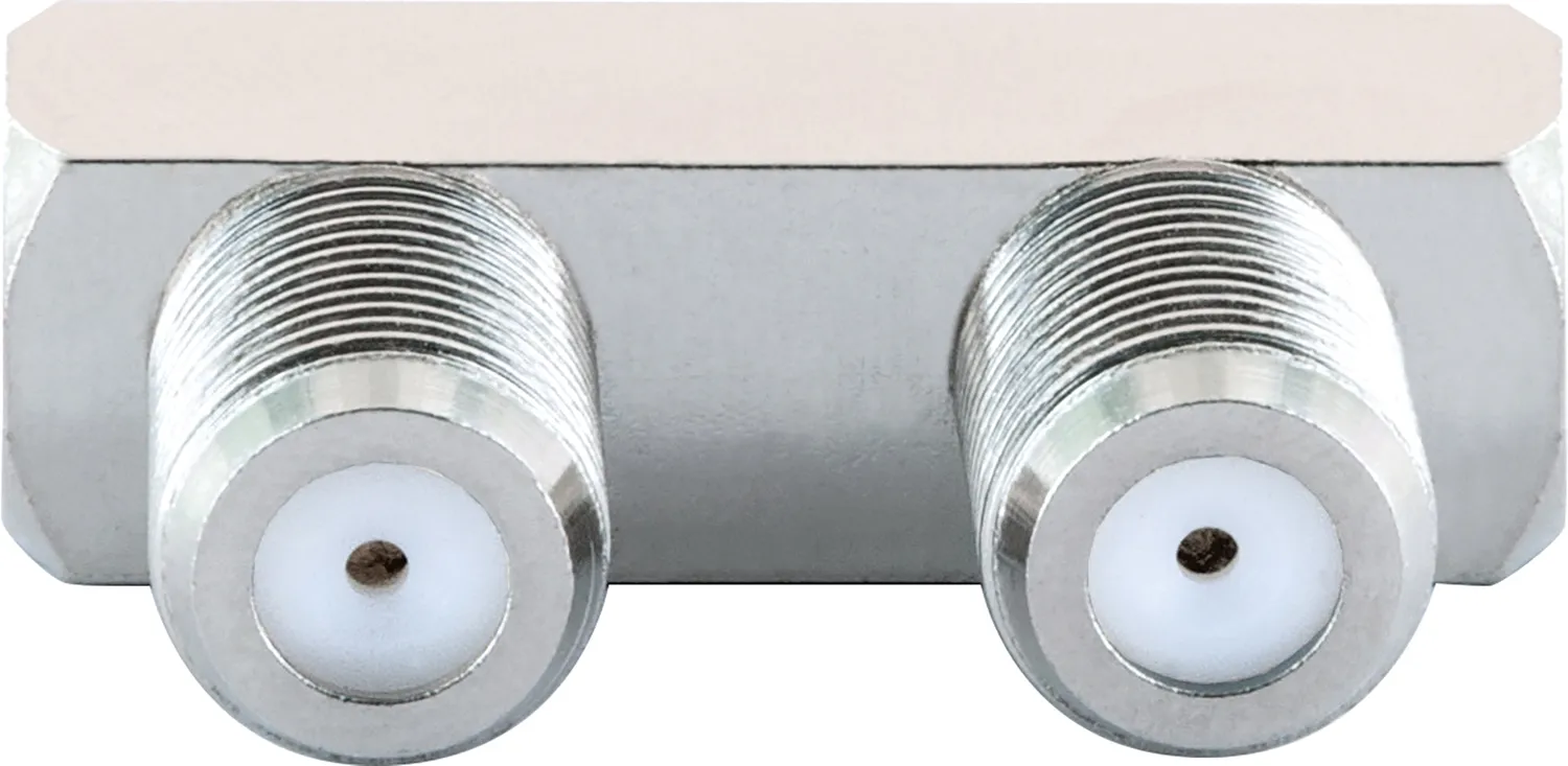 Schwaiger adattatore F a U femmina-femmina argento