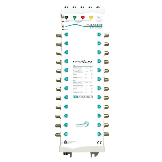 Fracarro SWI4524DT multiswitch in cascata per SAT