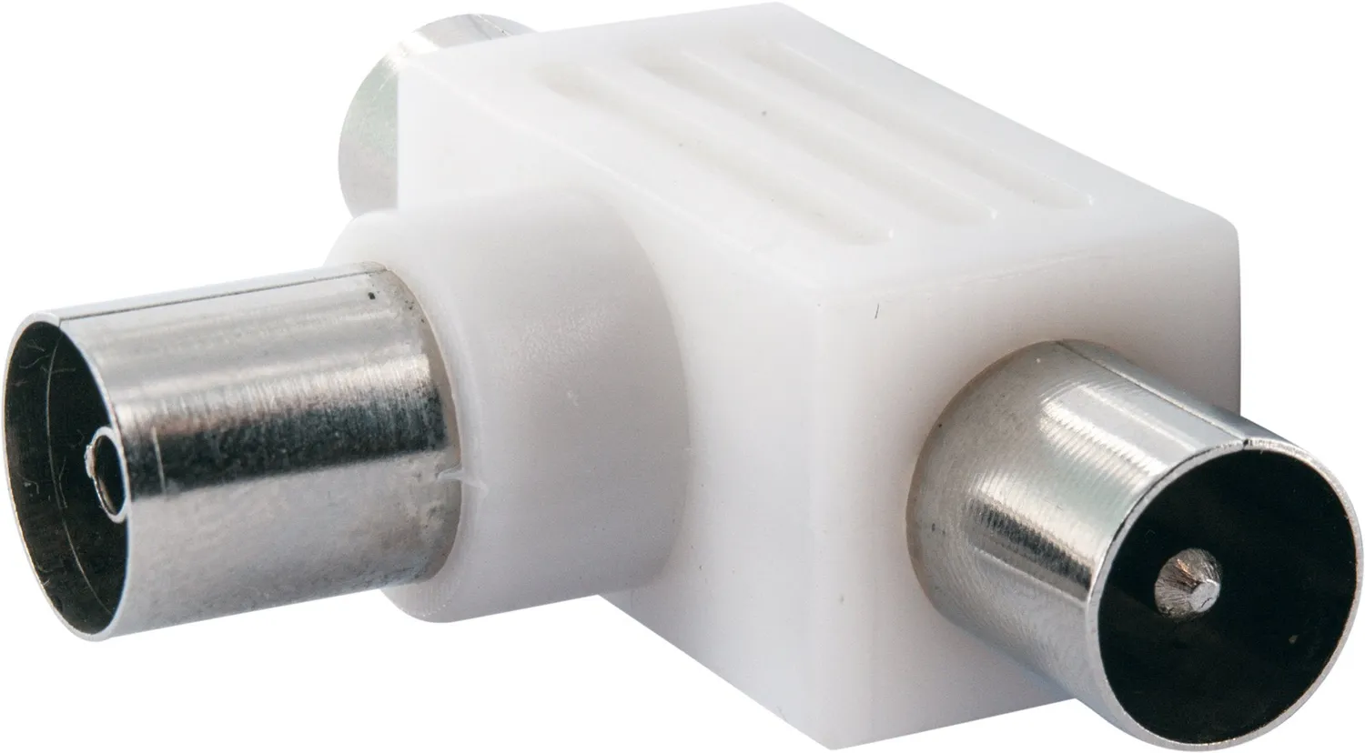 SCHWAIGER Sdoppiatore Antenna TV 2 Vie Bianco Presa
