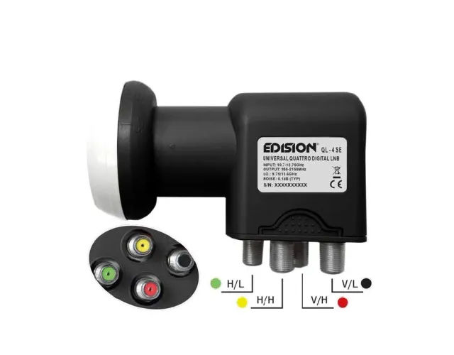 Edision QL-4 Quattro SE LNB 4 uscite multiswitch