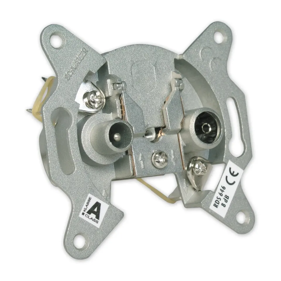 SCHWAIGER presa TV-SAT passante 8dB da incasso