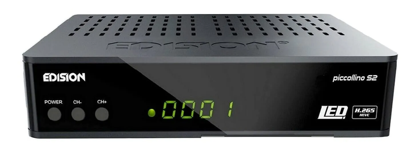 Edision Piccollino S2 Decoder Sat DVB-S2 Full HD H.265 HEVC