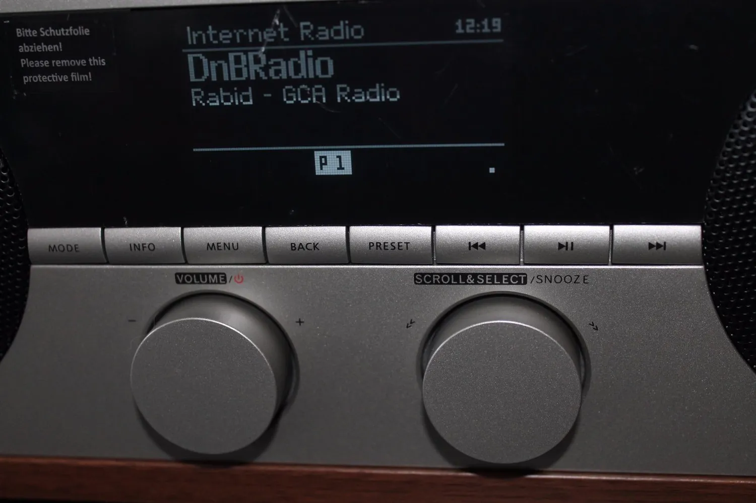 TechniSat DigitRadio 450 Boombox radio DAB+ bianco portatile