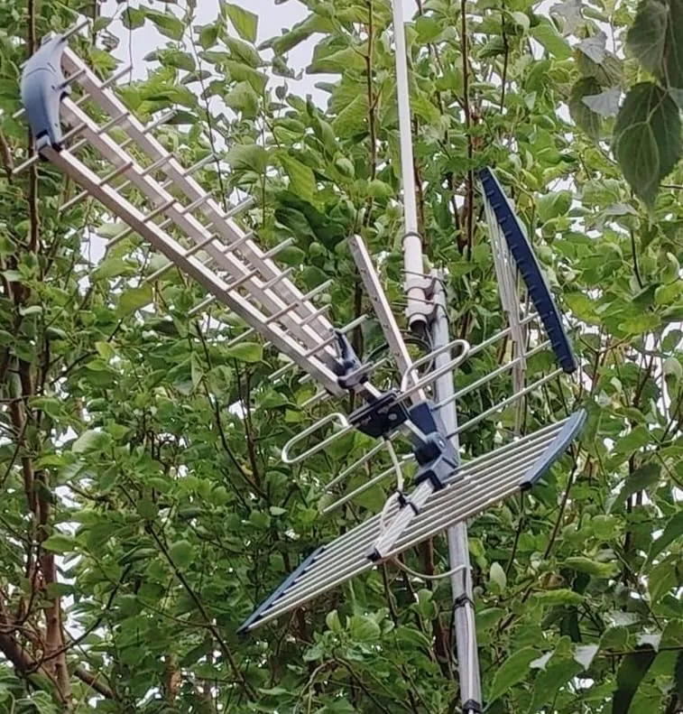 Edision Talos 18dB antenna TV esterno 105cm filtro 5G