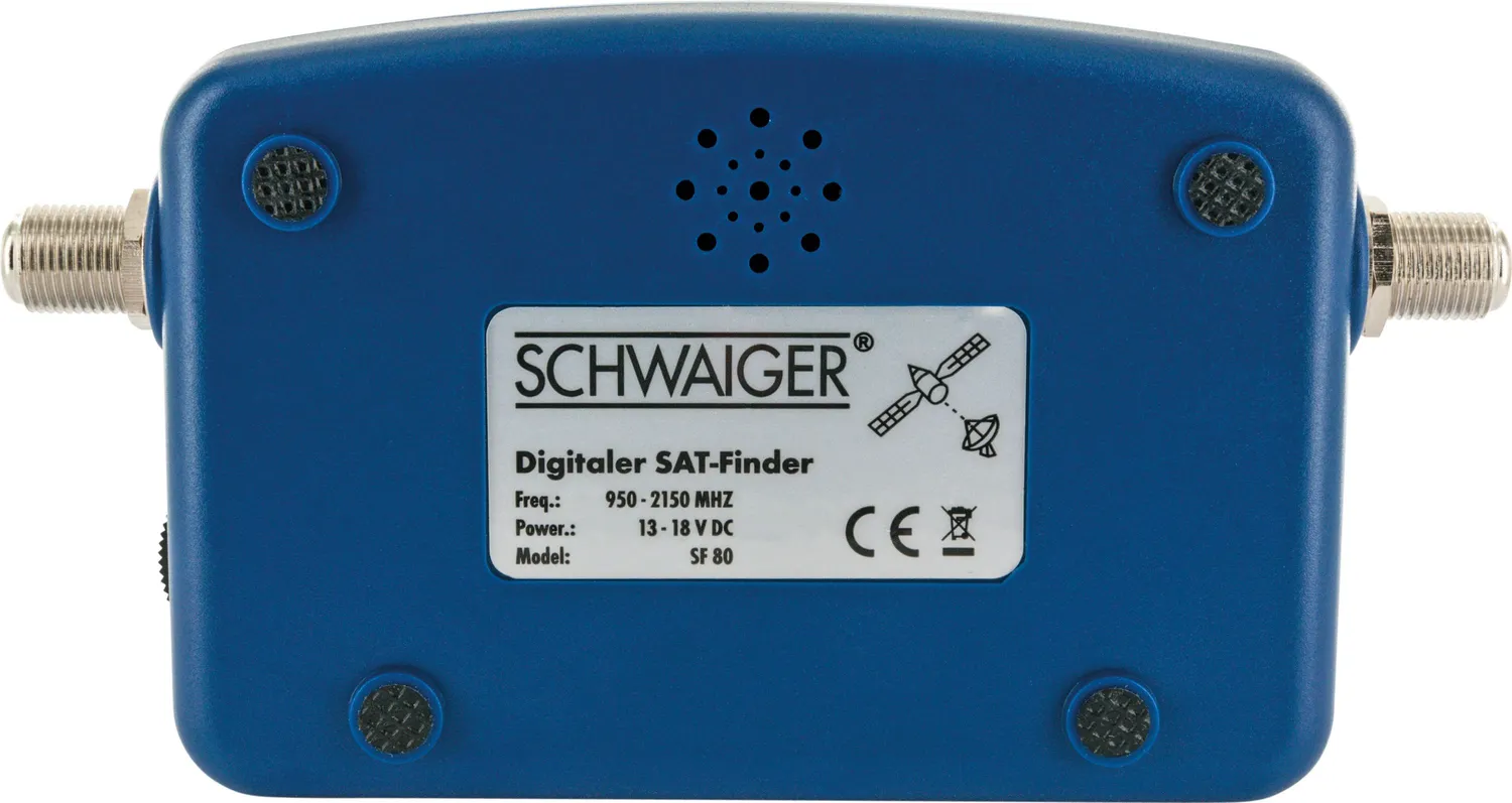 Schwaiger Sat Finder LCD Puntatore Parabola con Bussola