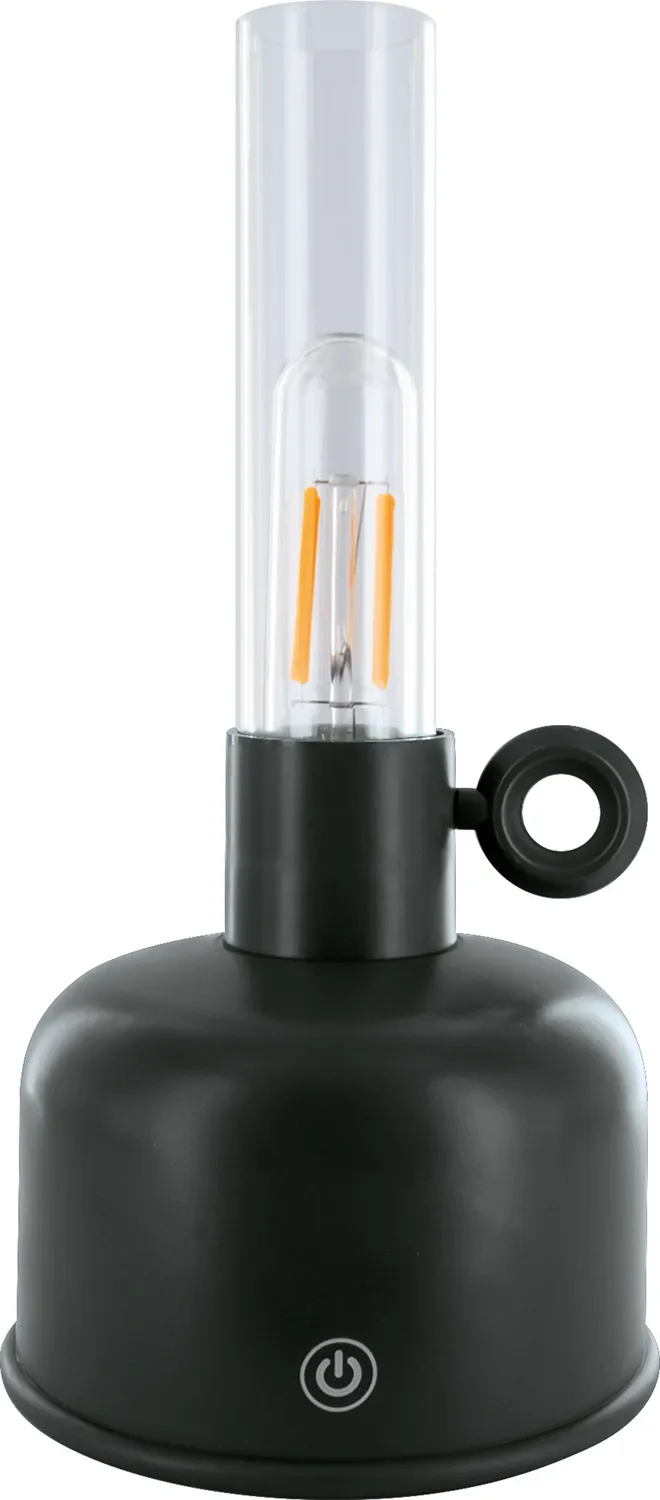 SCHWAIGER Retro lampada candela nera decorativa