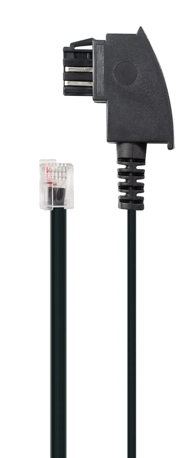 Schwaiger cavo DSL telefono TAE-RJ12 6 m nero