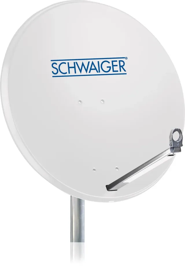 Schwaiger Antenna Satellitare Alluminio 80 cm Grigia