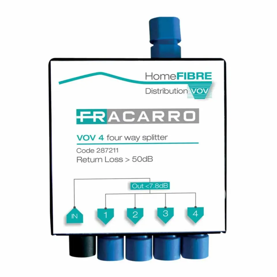 Fracarro VOV4 partitore ottico 4 vie miniaturizzato