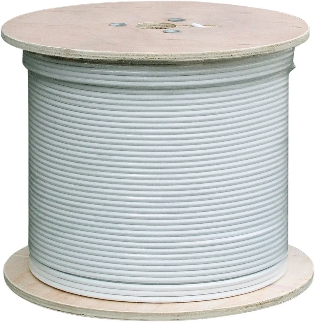 SCHWAIGER Cavo Sat Coassiale 90 dB Classe A Bianco 100 m Schermato