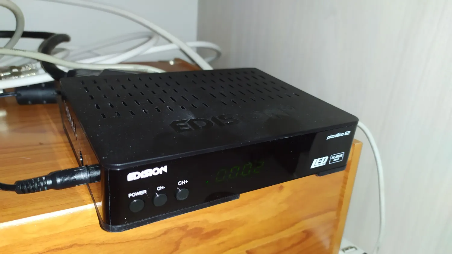 Edision Piccollino S2 Decoder Sat DVB-S2 Full HD H.265 HEVC